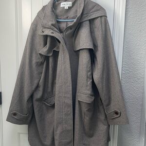 Ava and Viv hooded pea coat